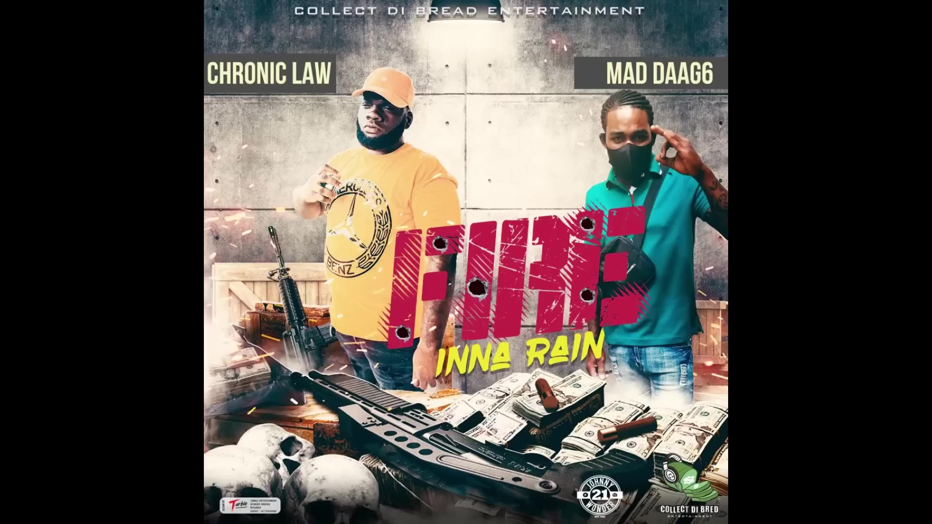 Chronic Law, Mad Daag6 - Fire Inna Rain (Official Audio)