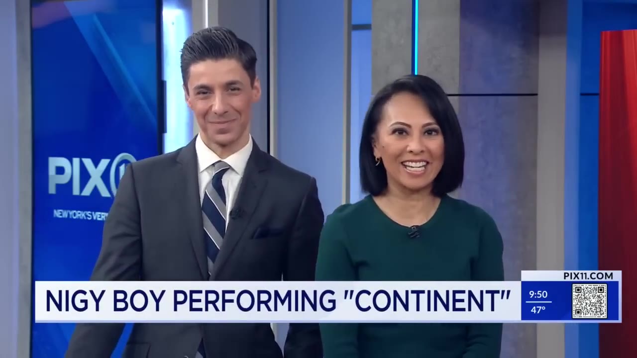 Nigy Boy performs âContinentâ in PIX11 studios