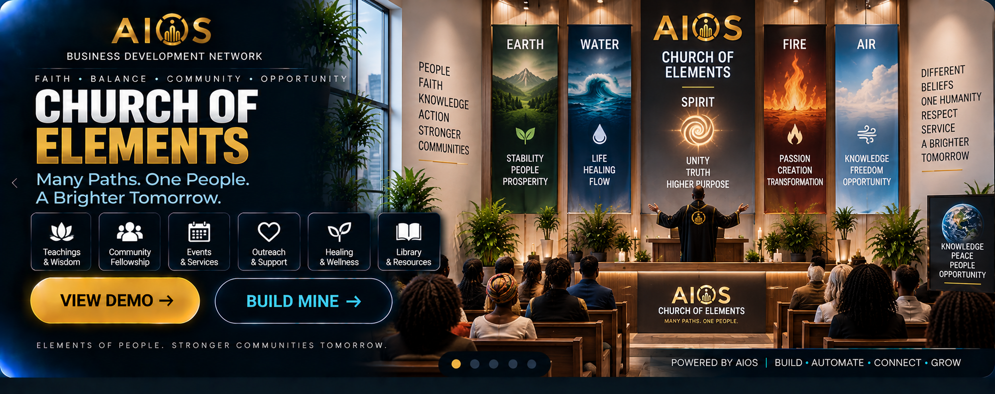 Church of Elements business demonstration