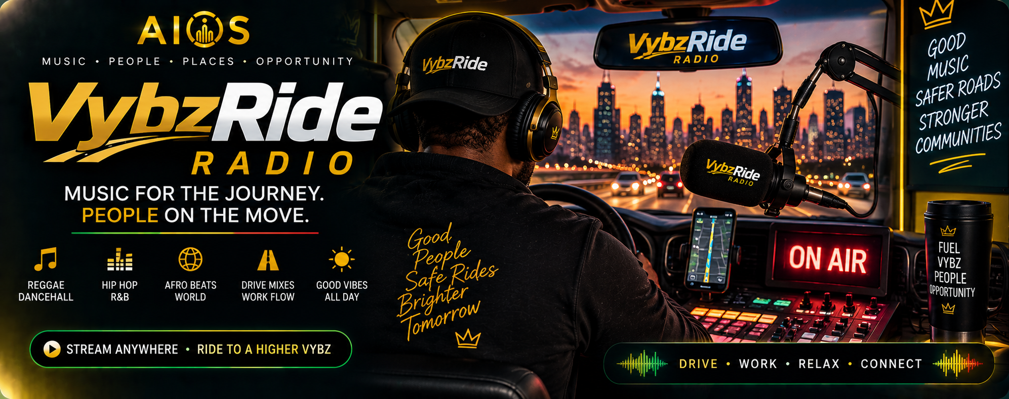 VybzRide Radio business demonstration