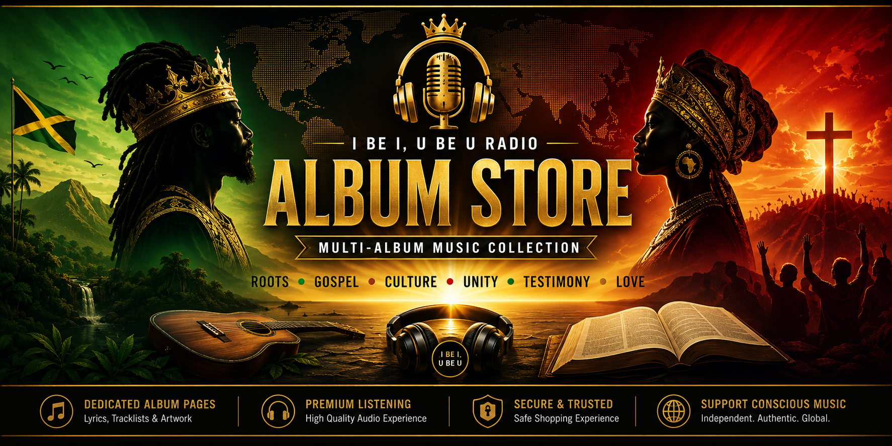 I Be I U Be U Album Store banner